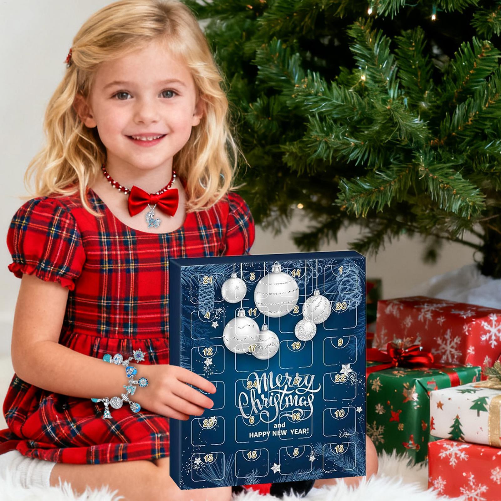 Crystal Charm Jewelry Advent Calendar Set