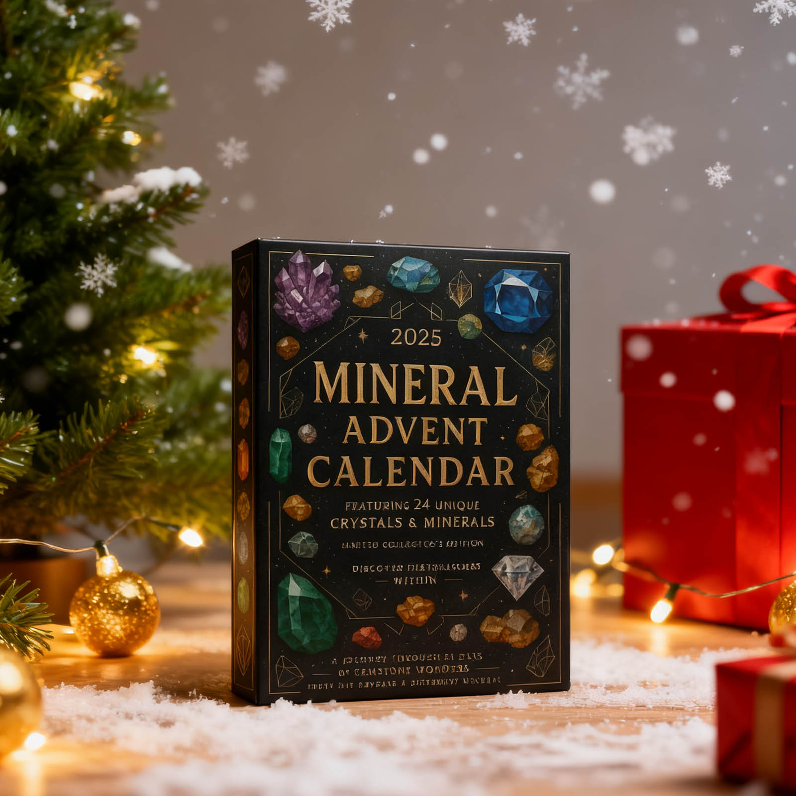 Crystal Mineral Countdown Advent Calendar Set