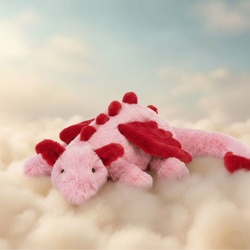 Soft Dragon Plush Toy With Wings