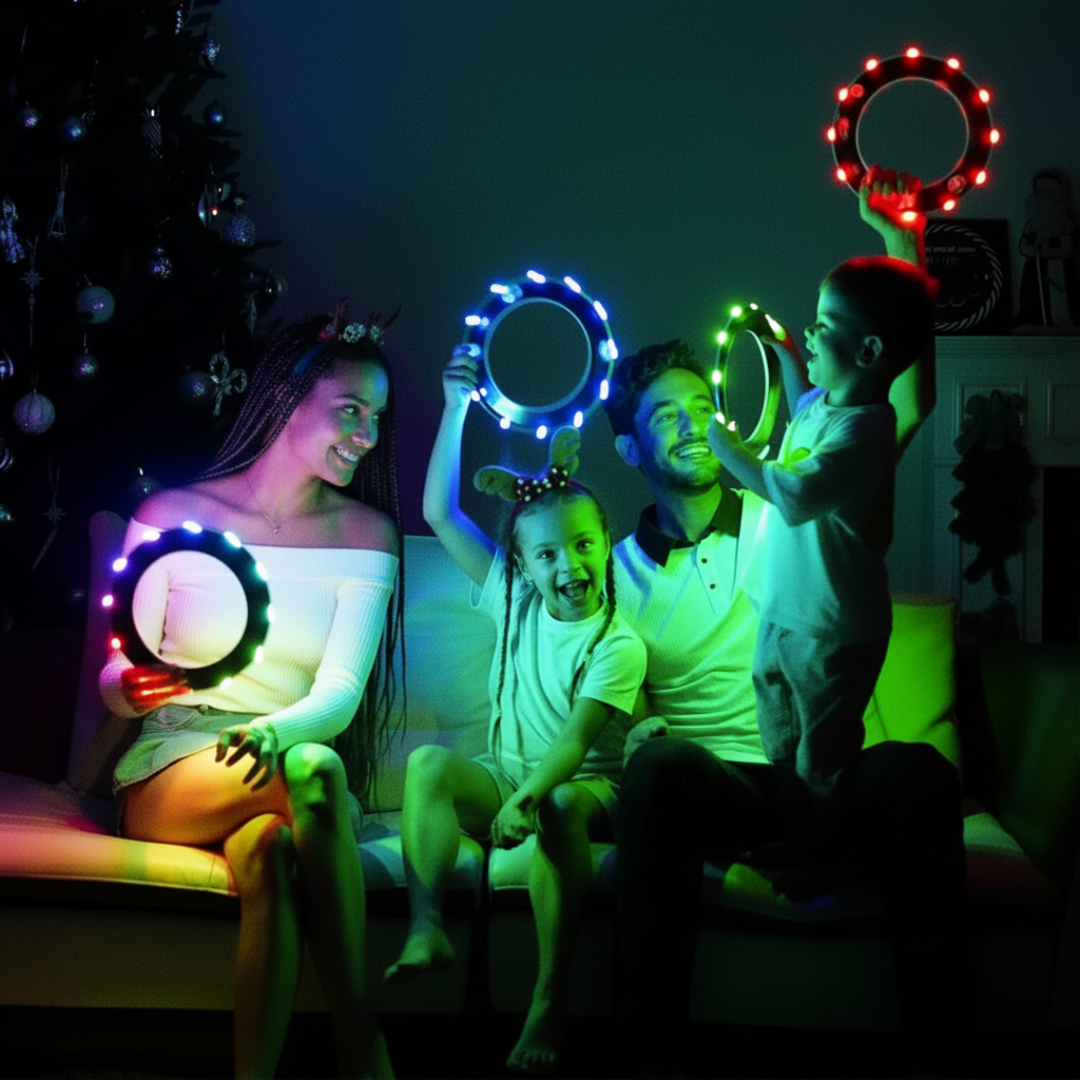 Flying Toy Ring With LED Lights For Kids