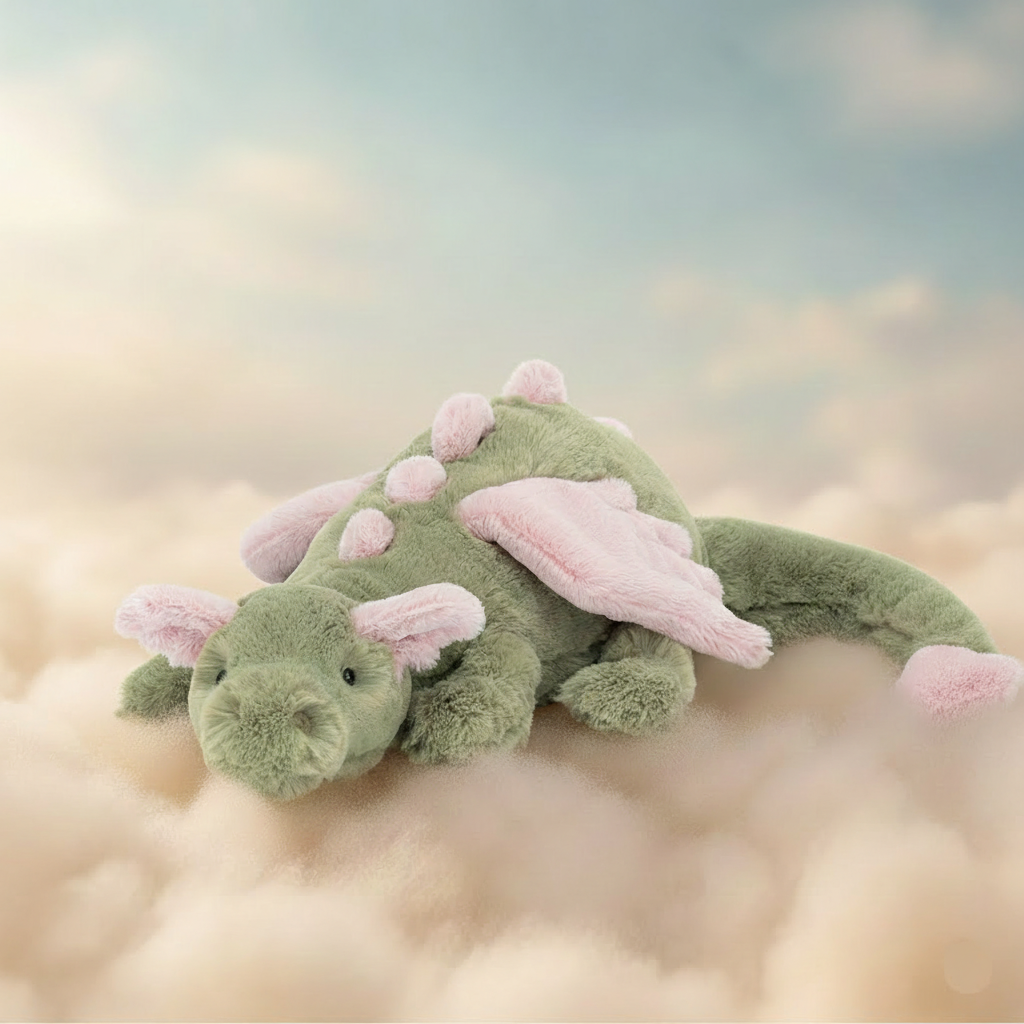 Soft Dragon Plush Toy With Wings