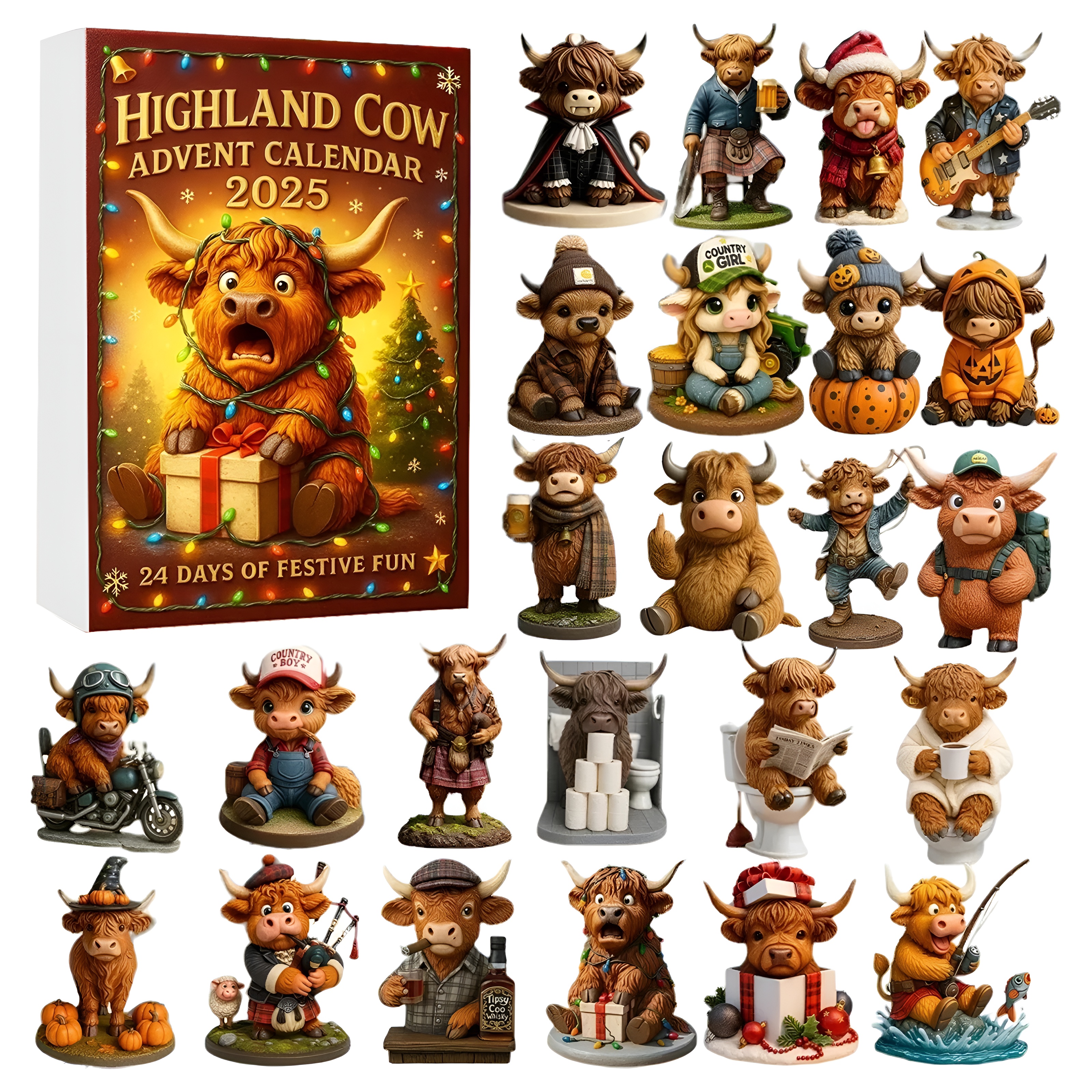 Dragon Christmas Ornament Advent Calendar