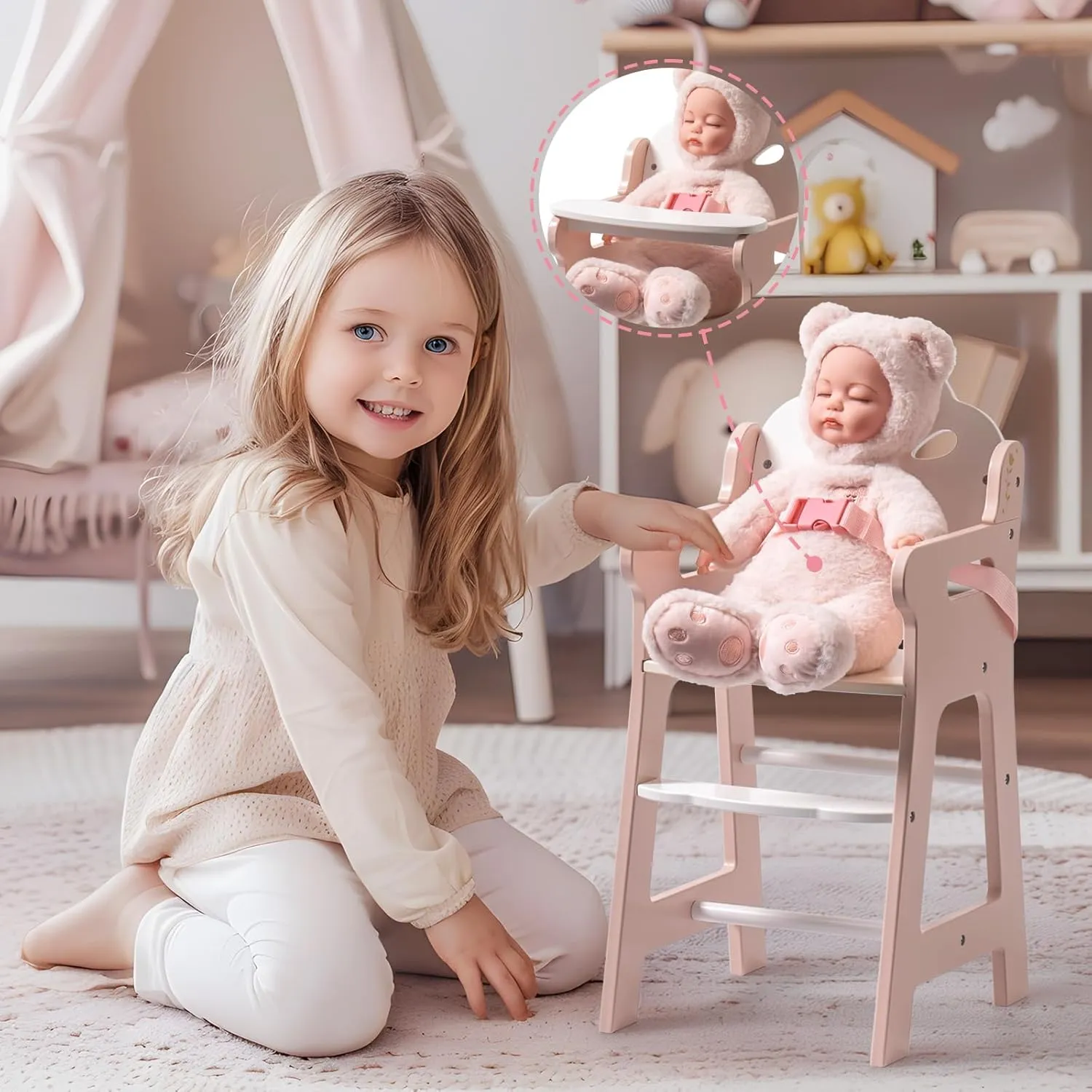 Baby Doll High Chair