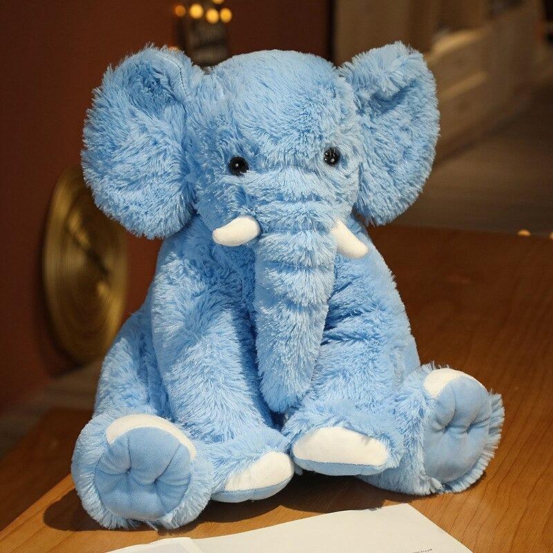 Fat Elephant Plush Toy Pillow For Kids Room Animal Decor