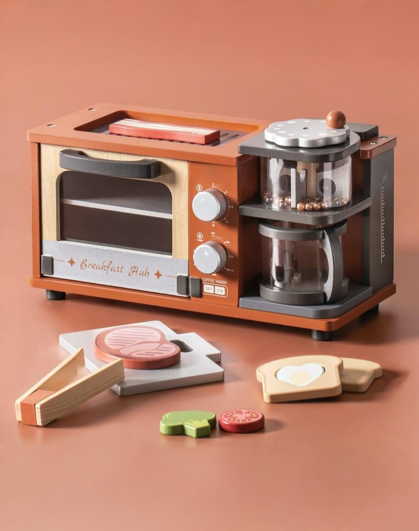 Breakfast Machine Kitchen Toy Caramel