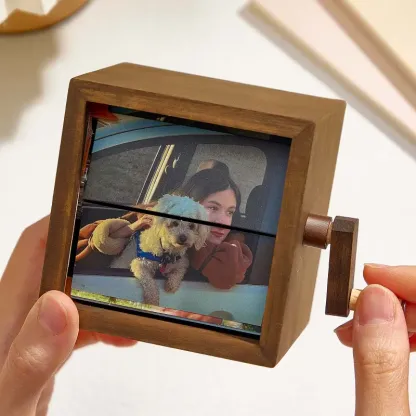Custom Photo Flipbook Frame With Lights