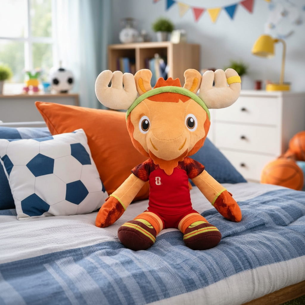 Canada Soccer 2026 Maple Moose Mascot Plush Toy