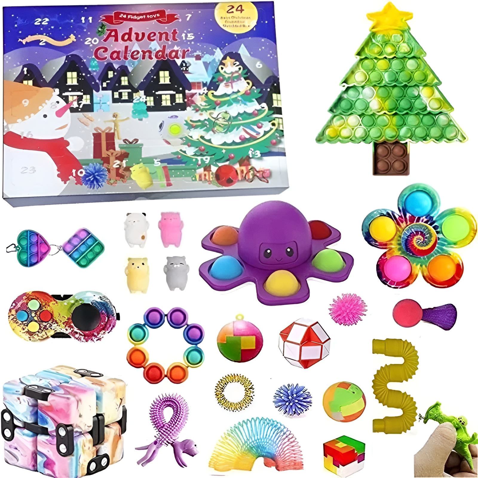 Christmas Advent Calendar 2025 With 24 Day Countdown And Fidget Toys