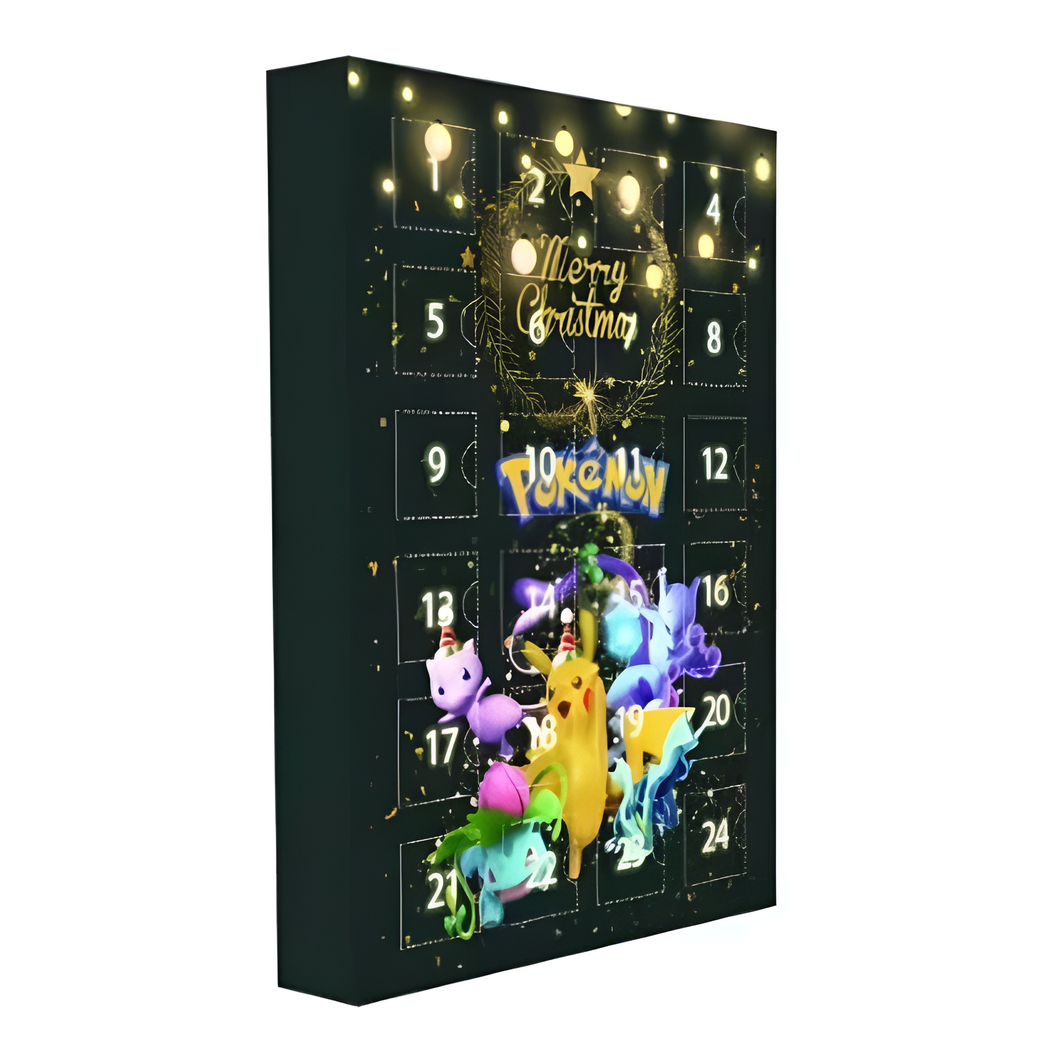 Christmas Advent Calendar With 24 Day Countdown And Anime Figures For Kids