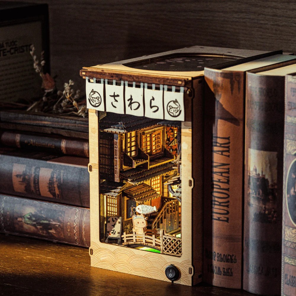 DIY Sawara Town Book Nook Kit For Crafting