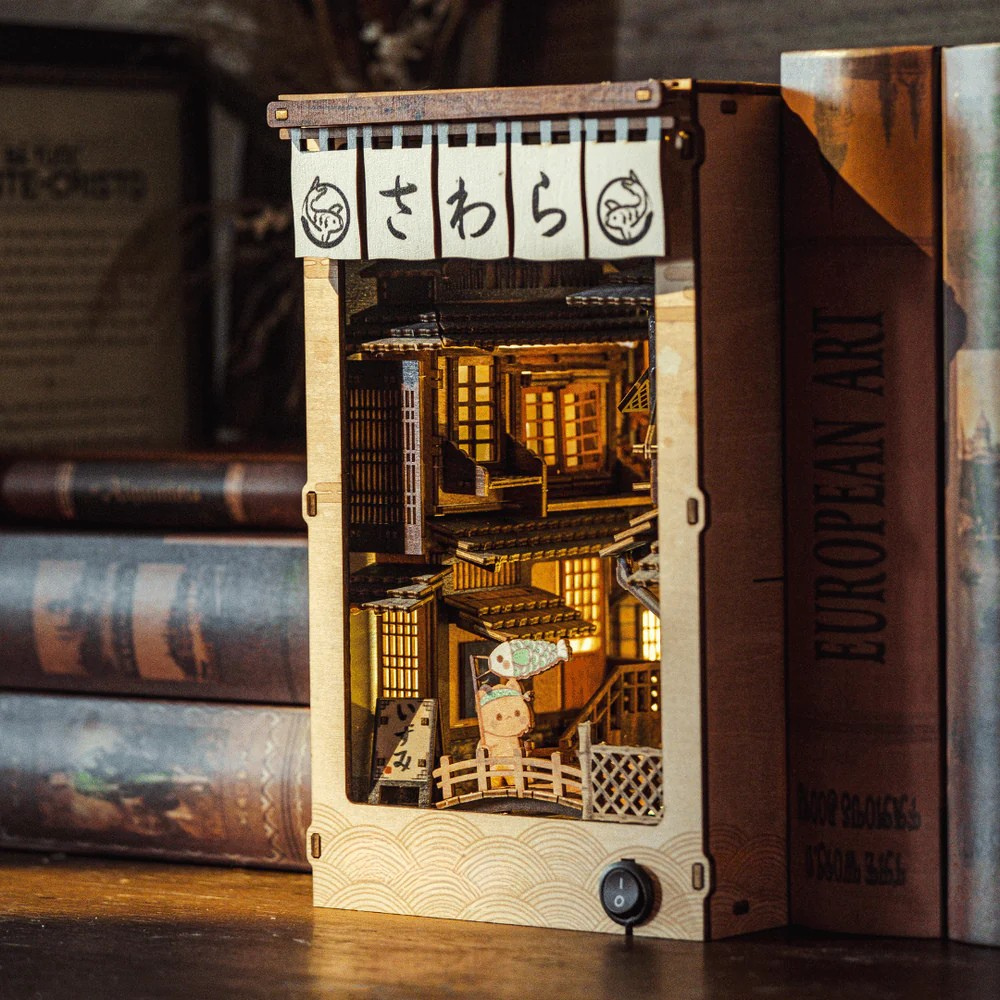 DIY Sawara Town Book Nook Kit For Crafting
