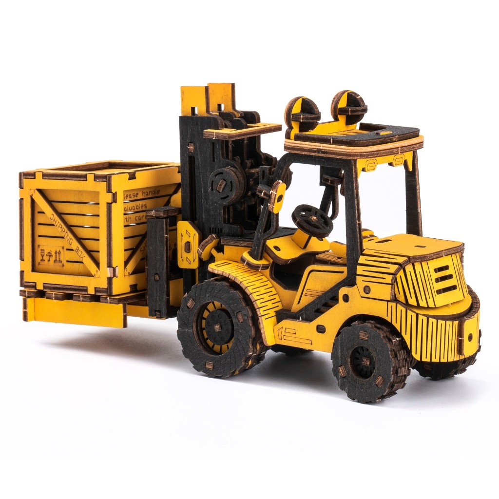 Forklift Engineering Vehicle 3D Wooden Puzzle