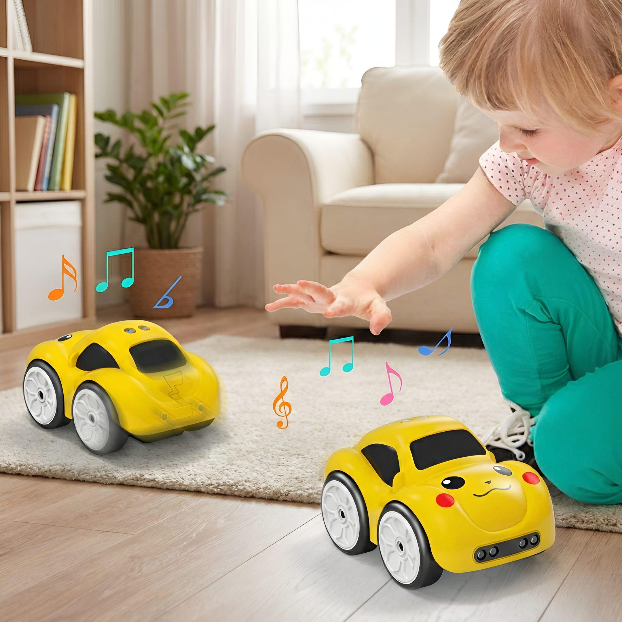 Gesture Sensing Remote Control Cartoon Car For Kids