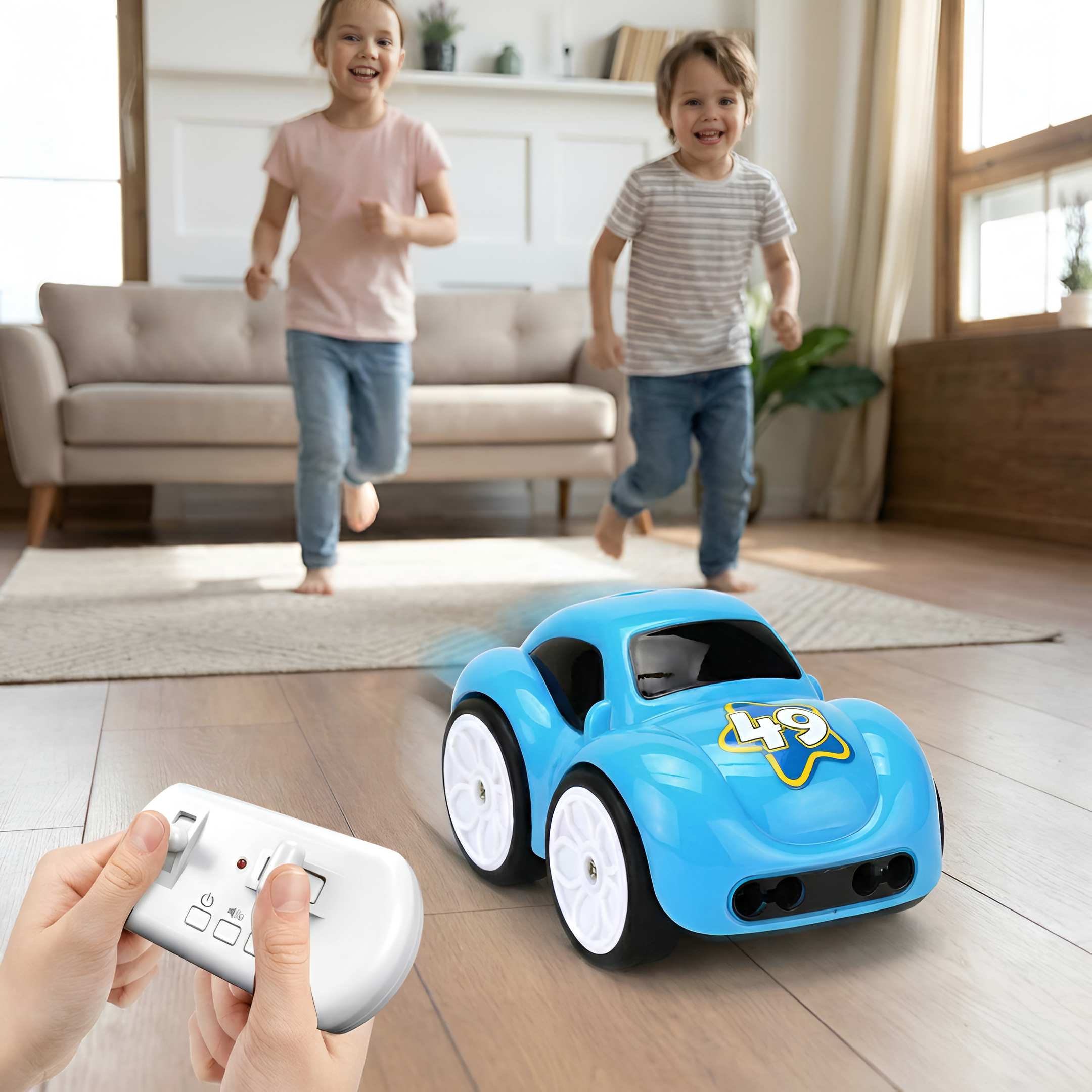 Gesture Sensing Remote Control Cartoon Car For Kids