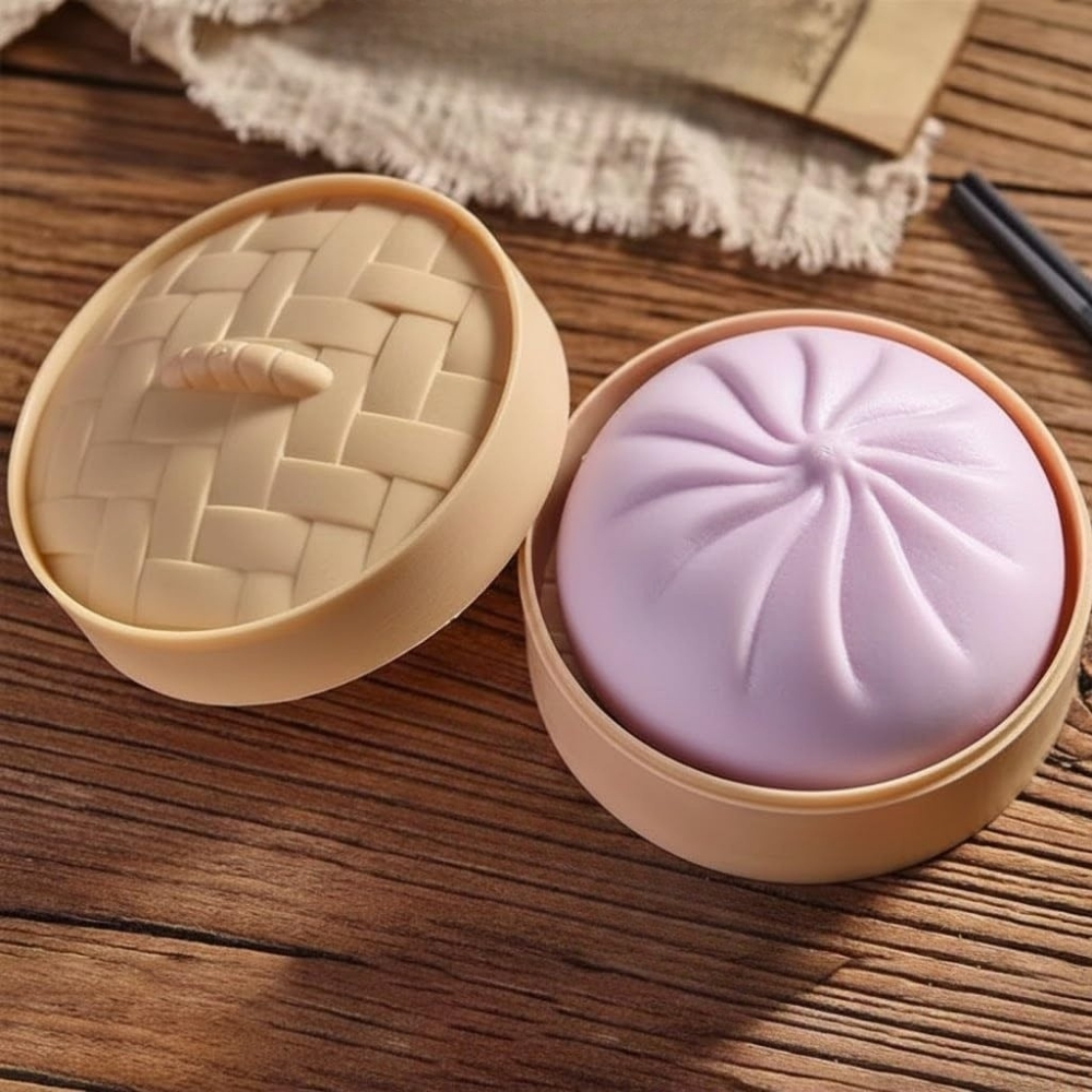 Glitter Dumpling Squishy Large Soft Squeeze Fidget Toy