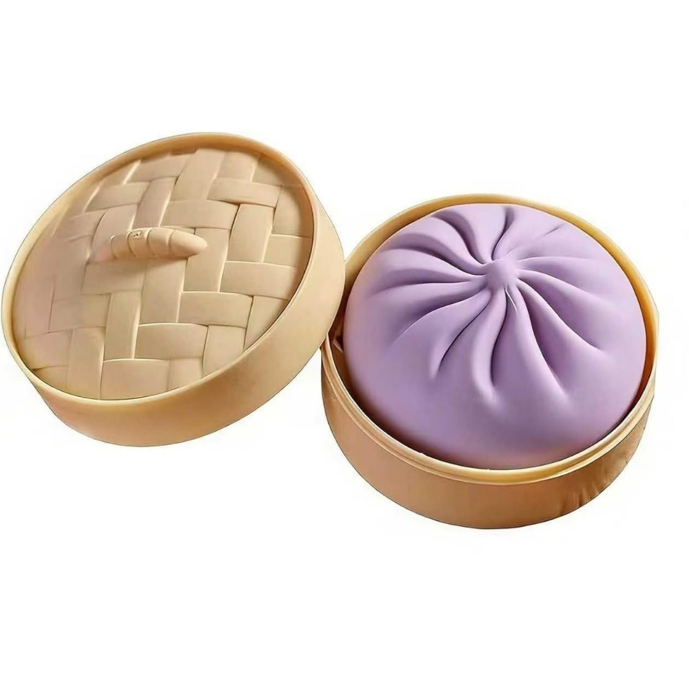 Glitter Dumpling Squishy Large Soft Squeeze Fidget Toy