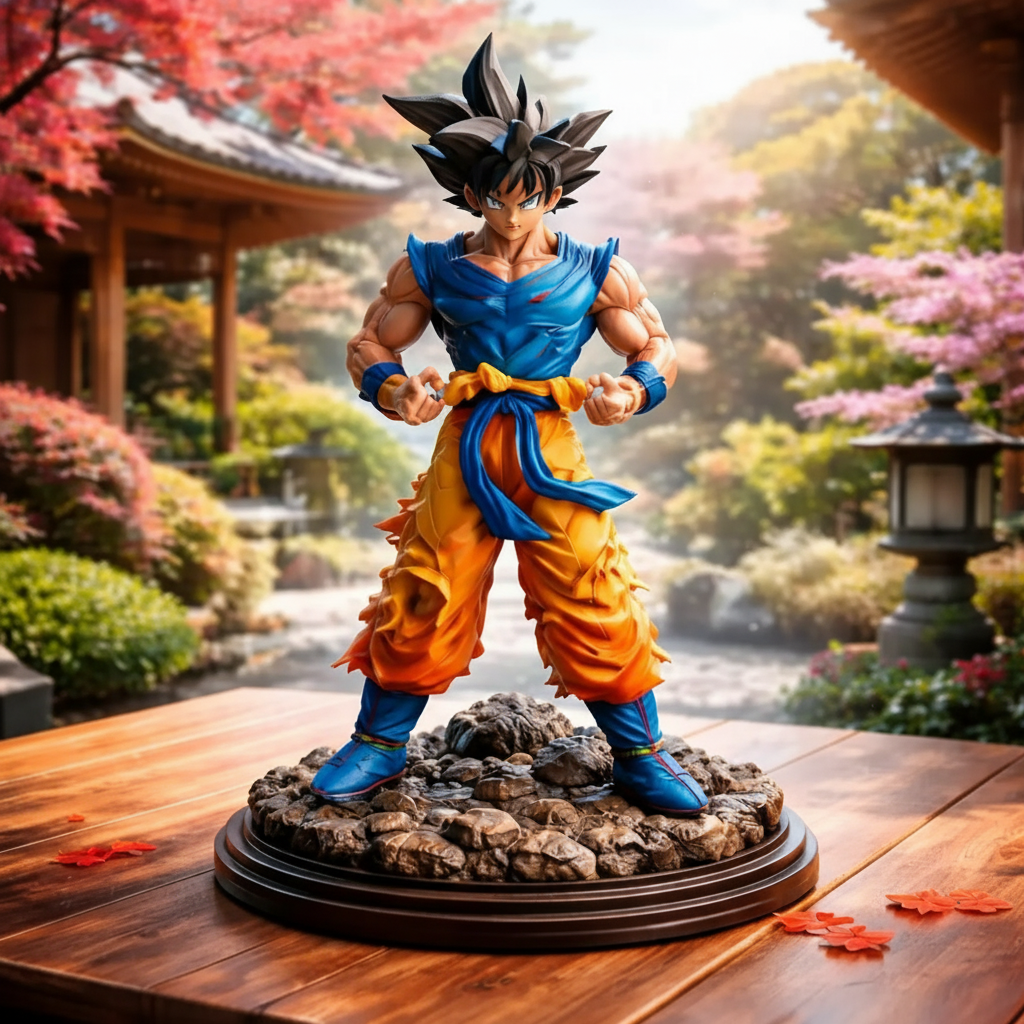 Goku Action Figure Statue Dragon Ball Z Anime Collectible Display Model