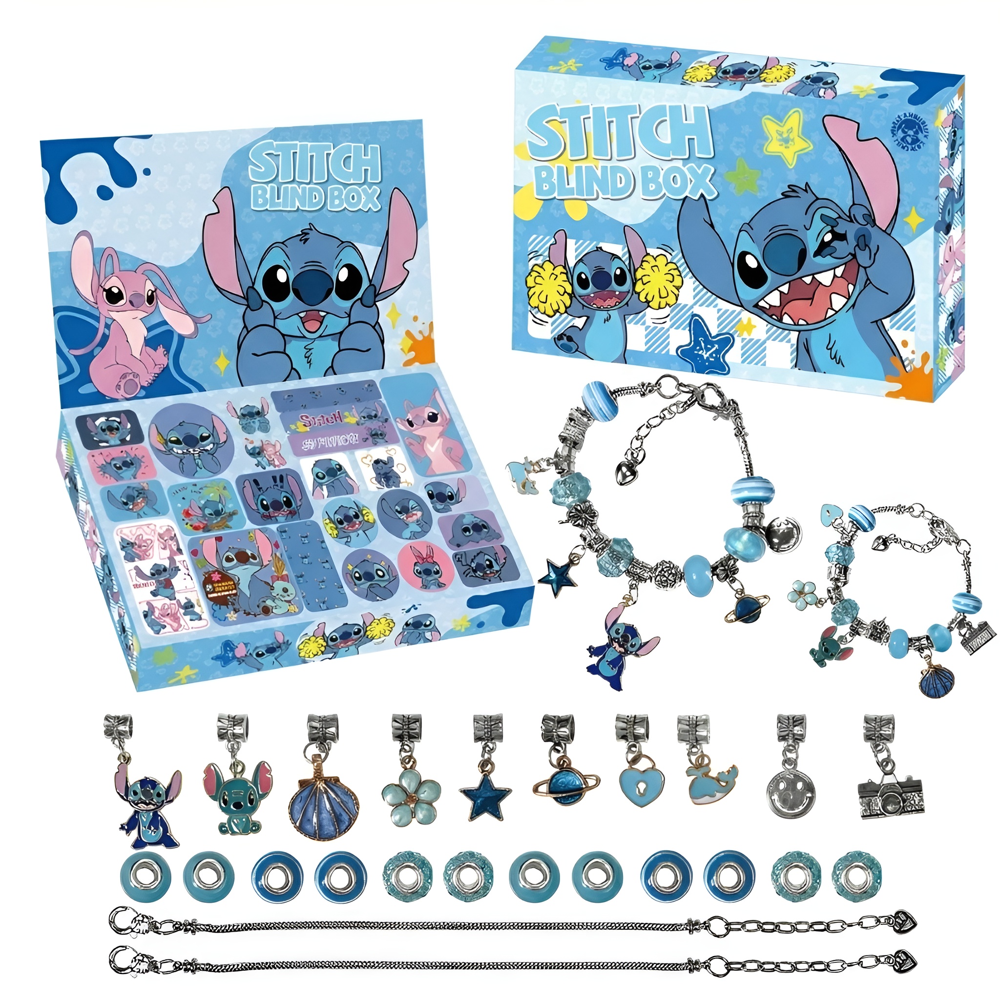 Holiday Craft Calendar With 24 Beads And Bracelet Surprises For Kids