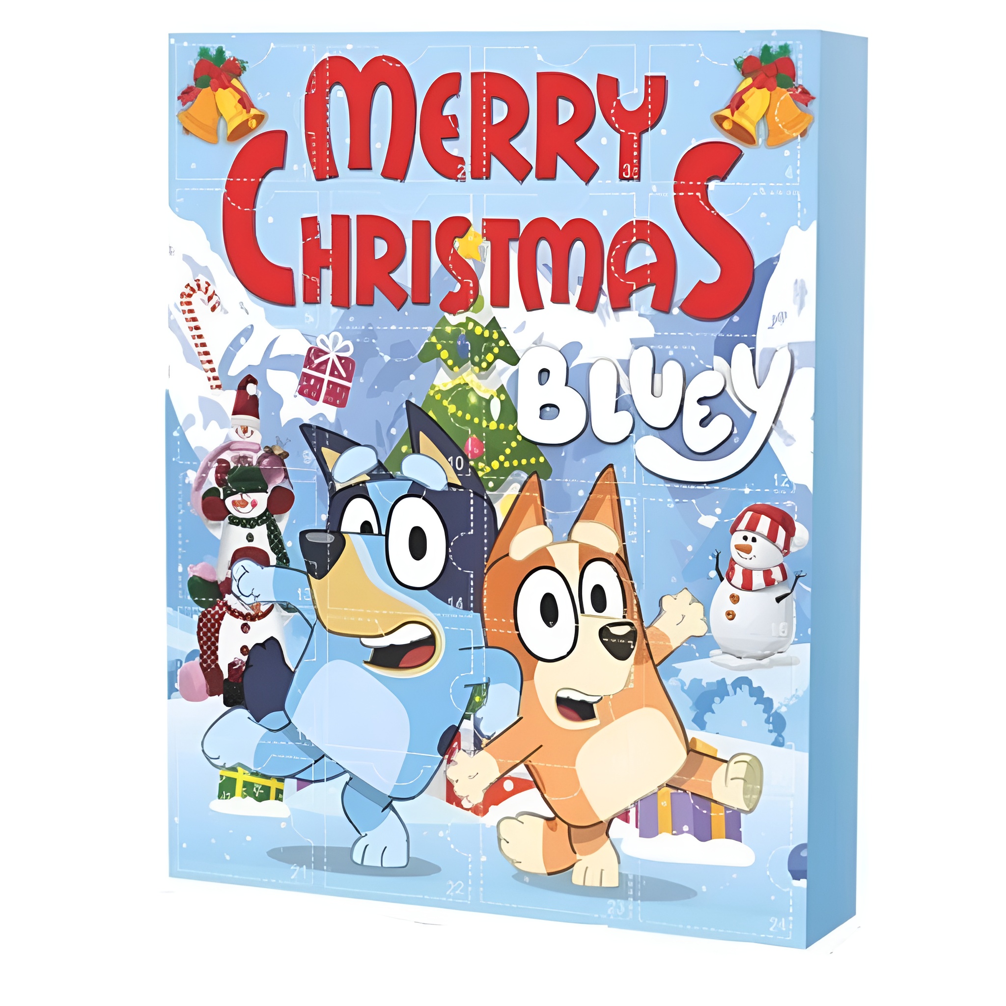 Holiday Gift Box With 24 Mini Figures And Creative Character Ornaments For Kids