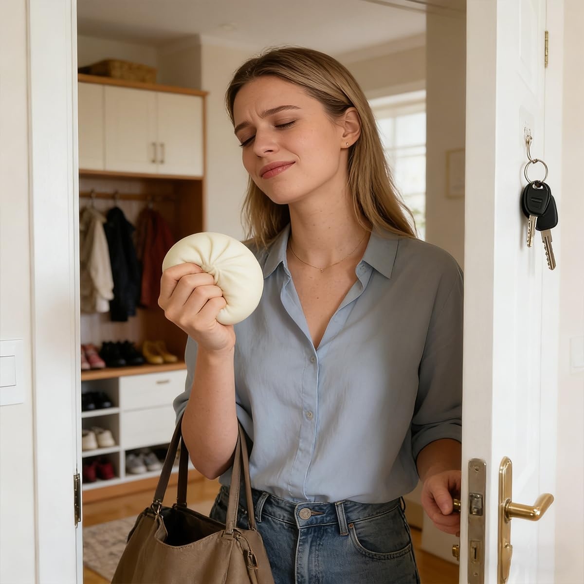 Jumbo Dumpling Squishy Desk Toy