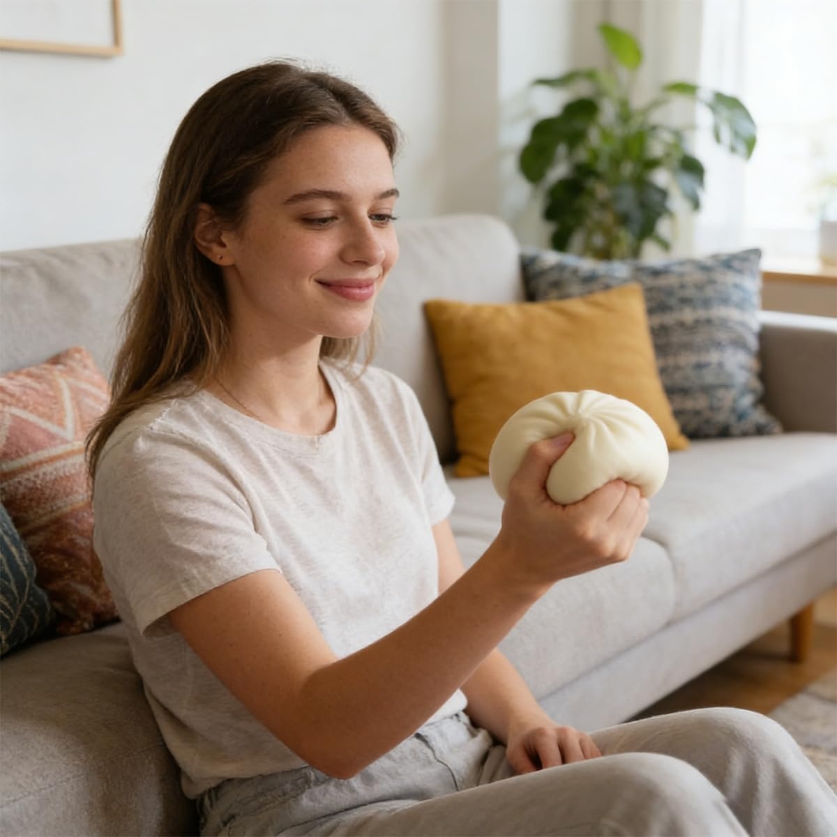 Jumbo Dumpling Squishy Desk Toy