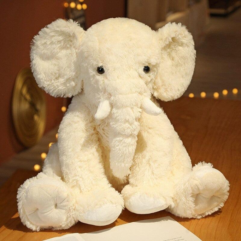 Fat Elephant Plush Toy Pillow For Kids Room Animal Decor
