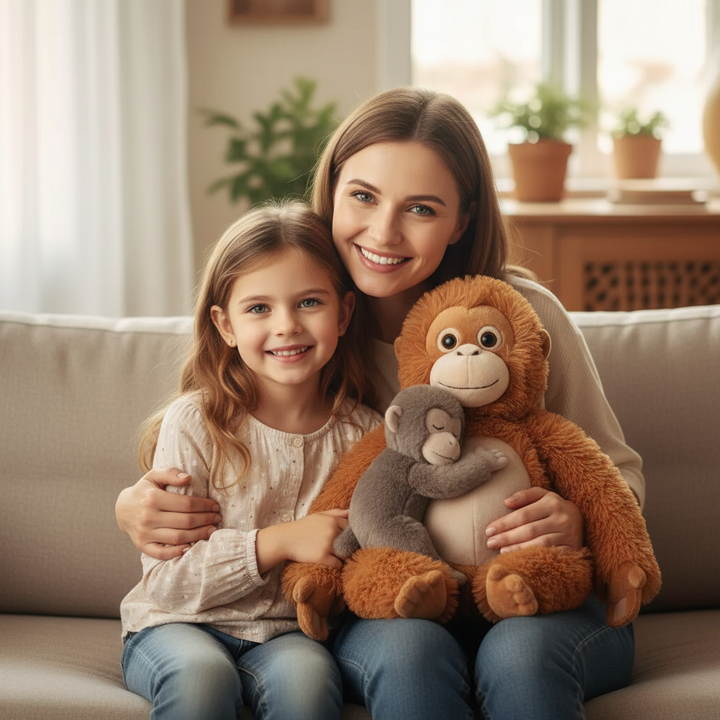 Mama Punch Attached Plush Toy