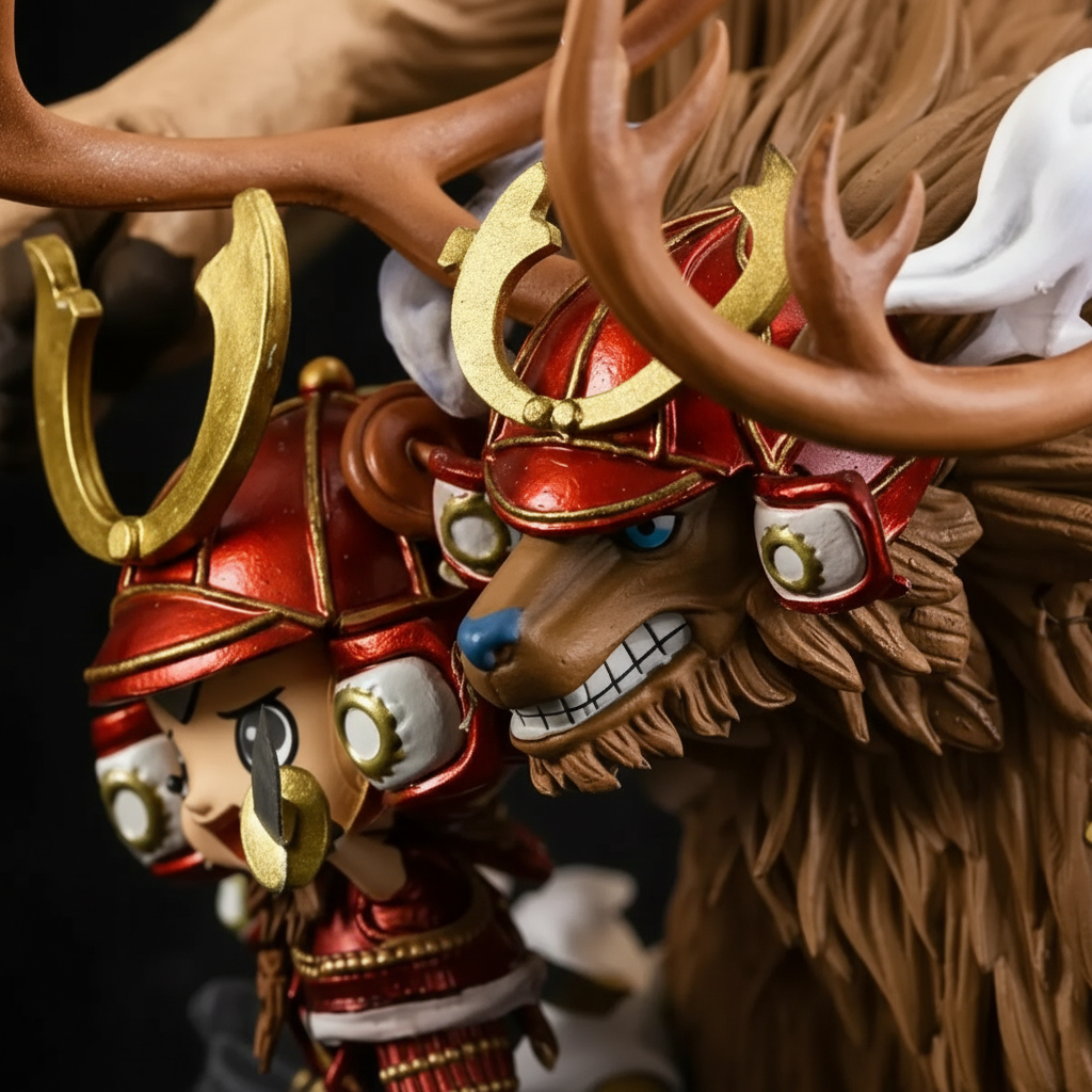 One Piece Anime Samurai Chopper Figure Warrior Beast Collectible Statue Display Model