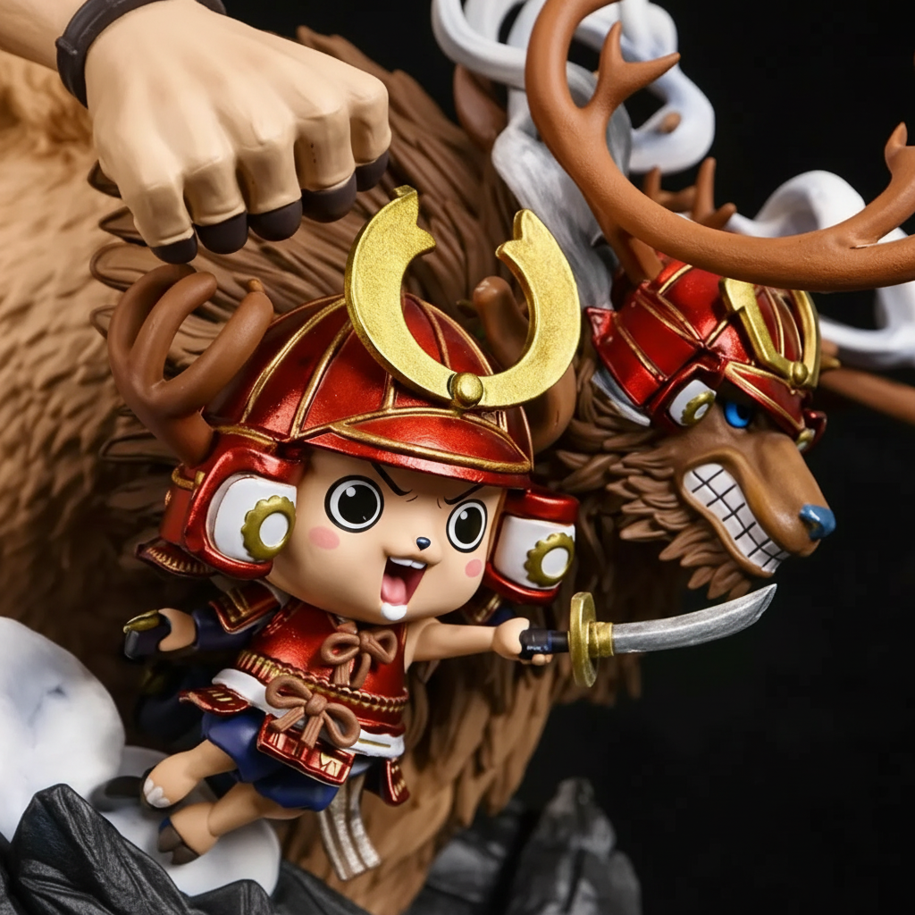 One Piece Anime Samurai Chopper Figure Warrior Beast Collectible Statue Display Model