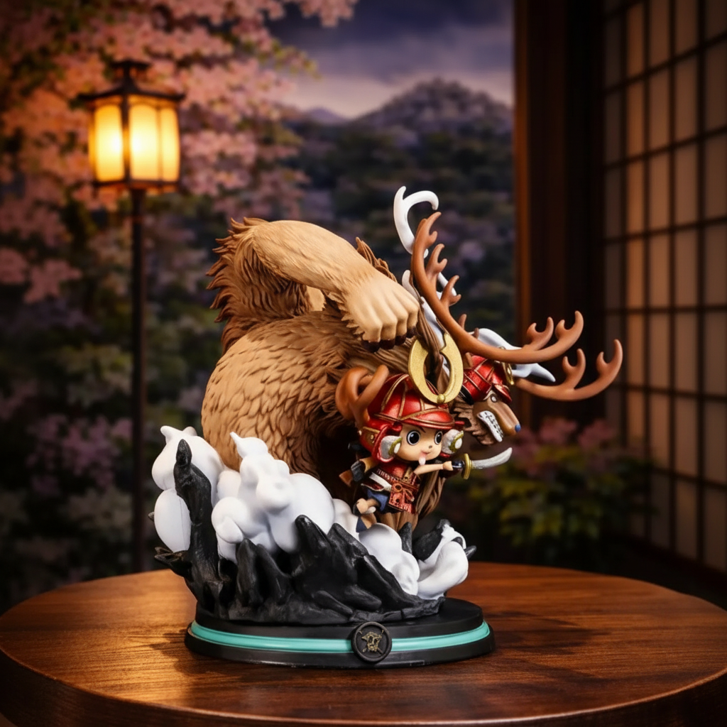 One Piece Anime Samurai Chopper Figure Warrior Beast Collectible Statue Display Model