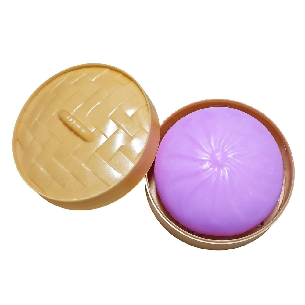Oversized Dumpling Squishy Sensory Fidget Toy With Storage Box
