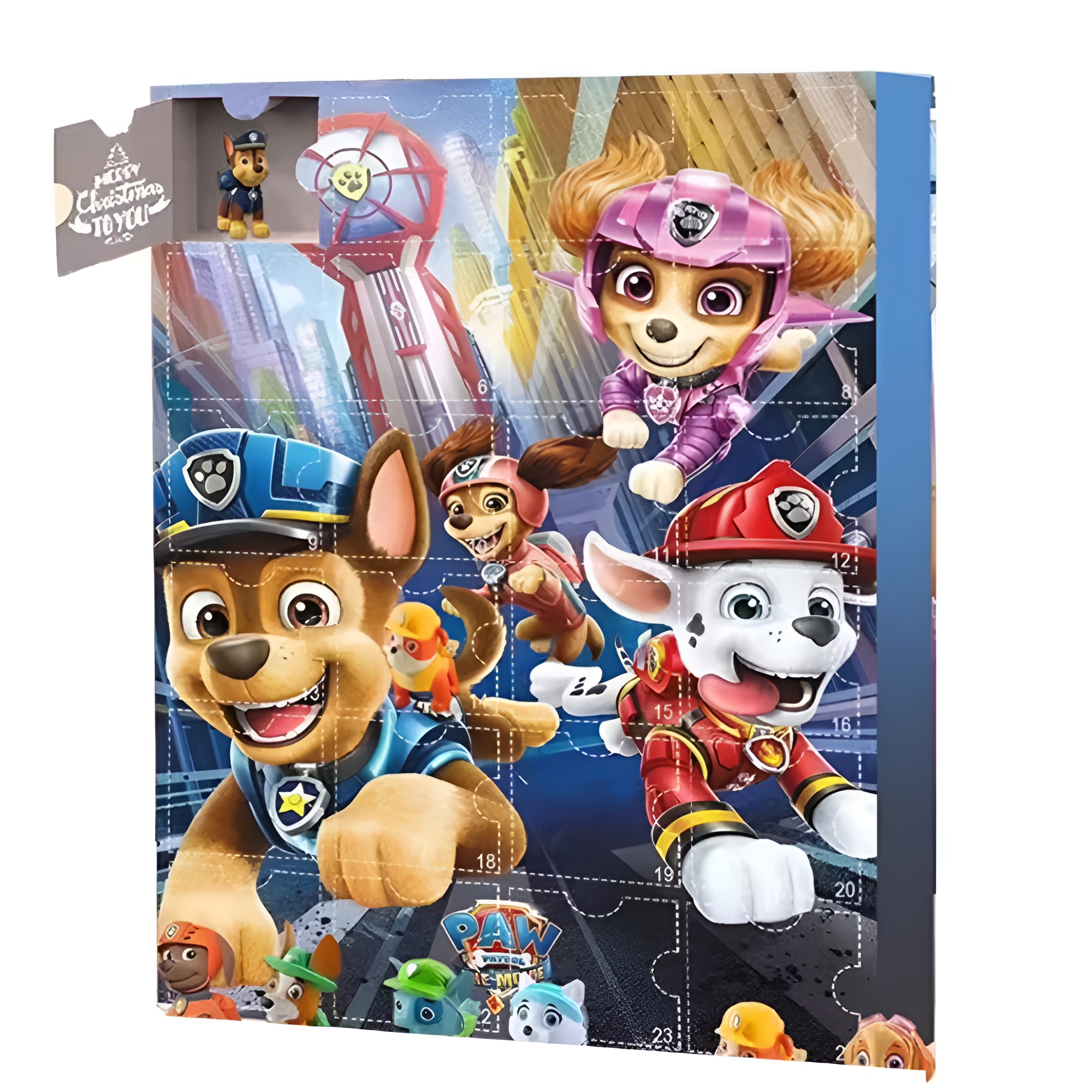 Paw Patrol Christmas Advent Calendar With 24 Kawaii Chase Figures