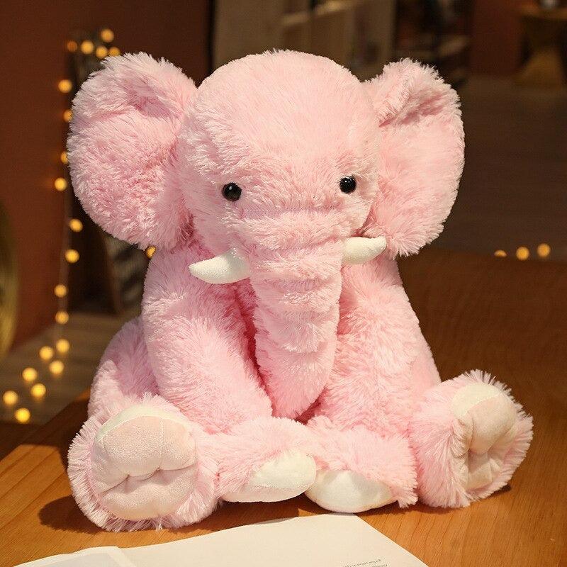 Fat Elephant Plush Toy Pillow For Kids Room Animal Decor