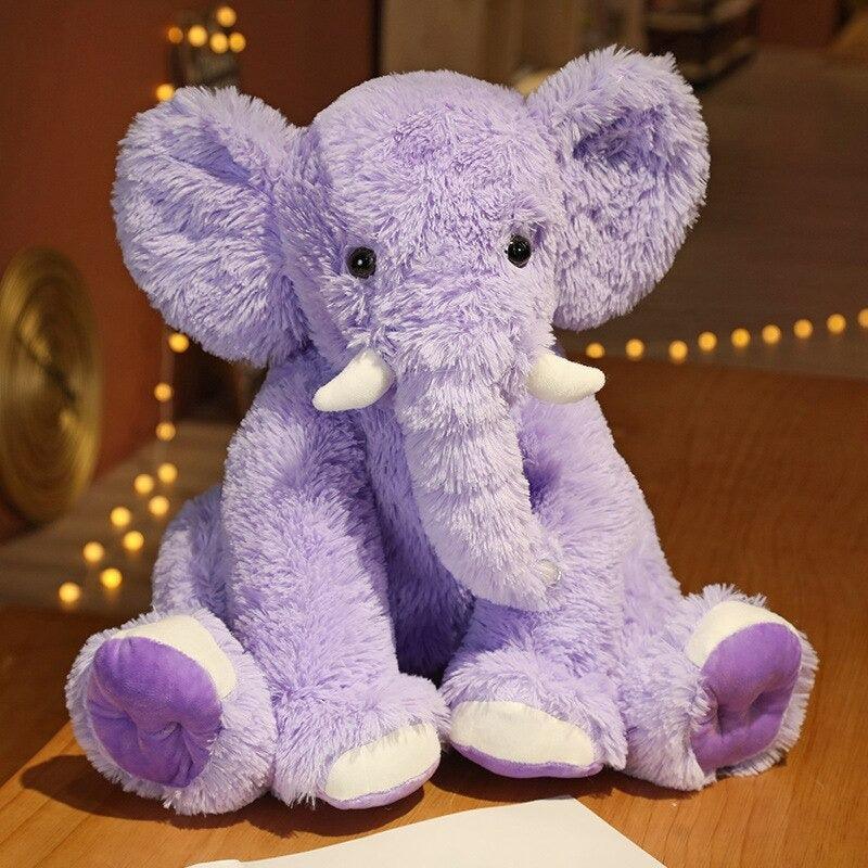Fat Elephant Plush Toy Pillow For Kids Room Animal Decor