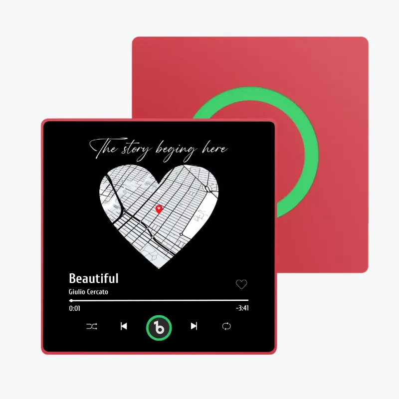 Personalized Photo Music Fridge Magnet With Lights