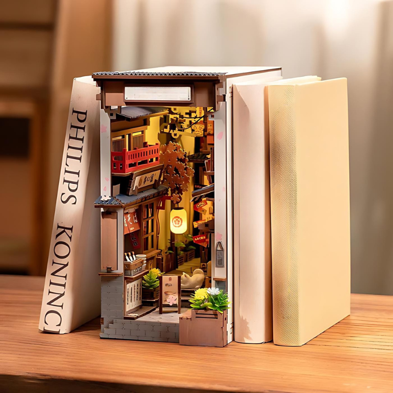 Sakura Wine Alley DIY Book Nook Shelf Insert Kit