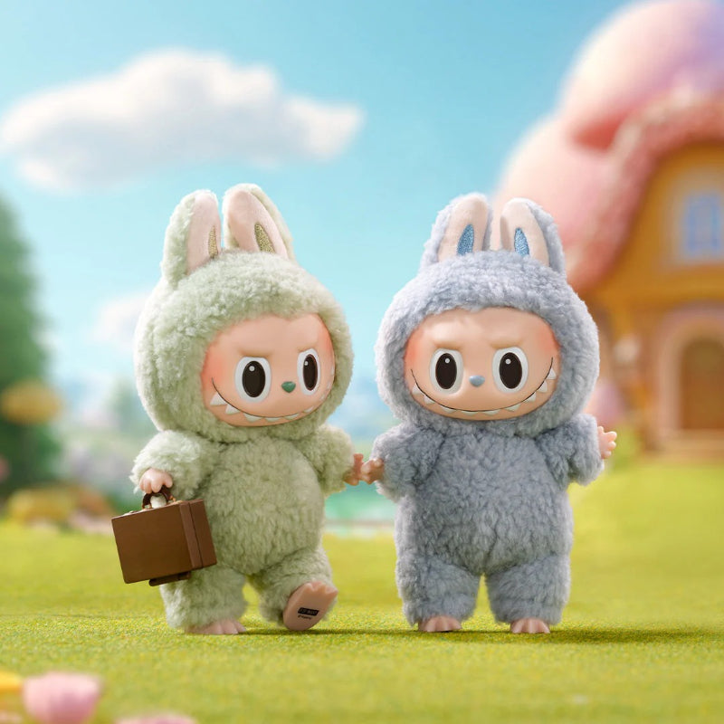 The Monsters Labubu Exciting Macarons Vinyl Face Plush Pendant