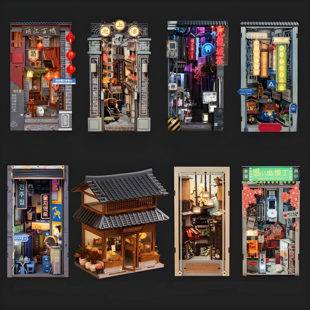 Holiday World Miniature Book Nook Collection Kit