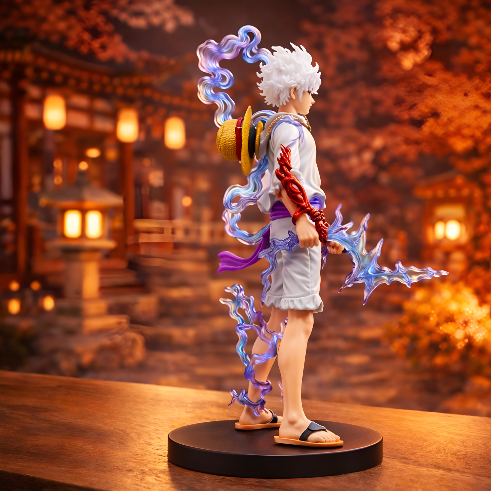 Gear 5 Luffy One Piece Anime Figure Character Statue Display Model