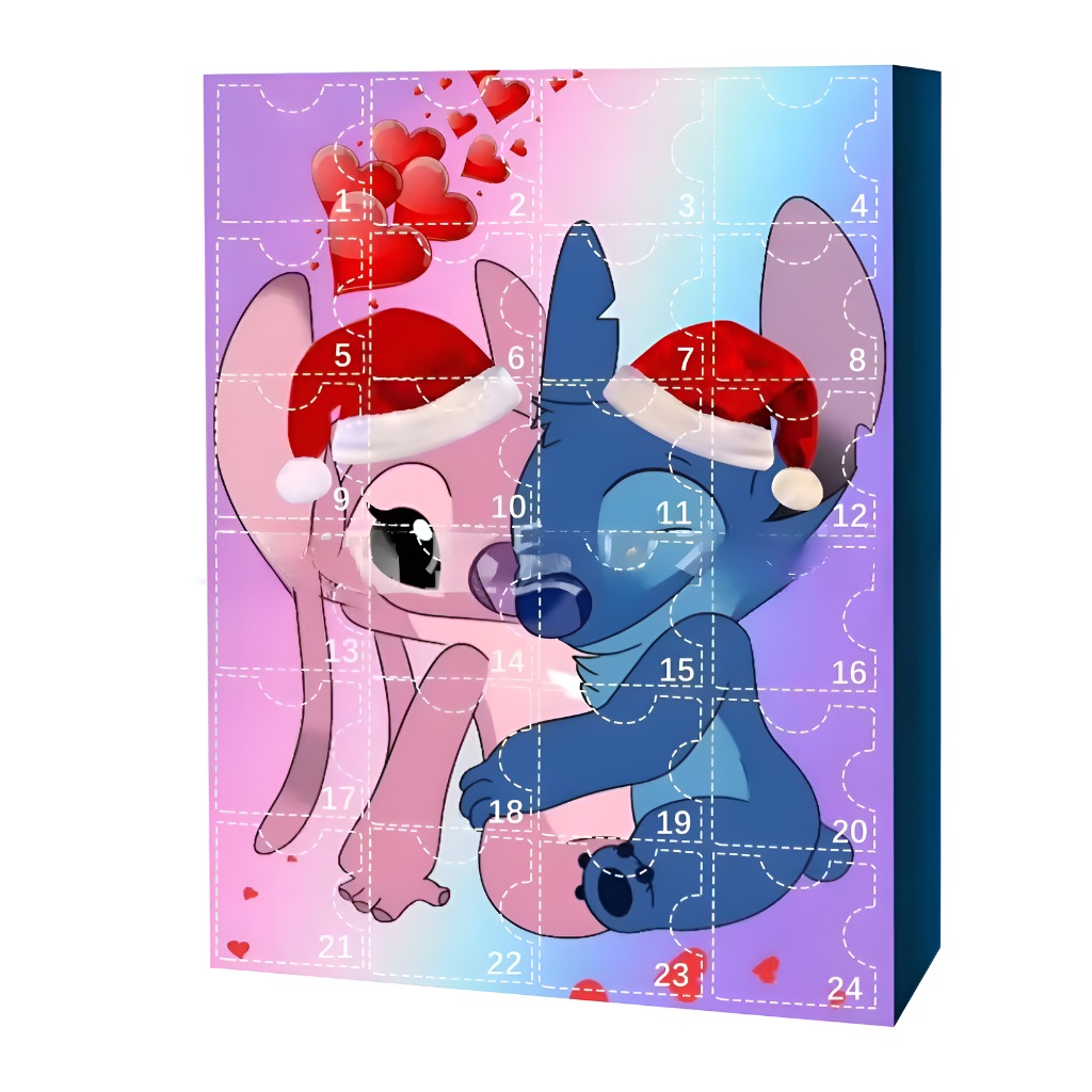 Cartoon Character Advent Calendar With Daily Surprise Figures