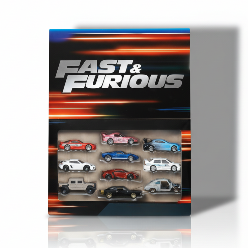 Set Of 10 Iconic Movie Cars Set