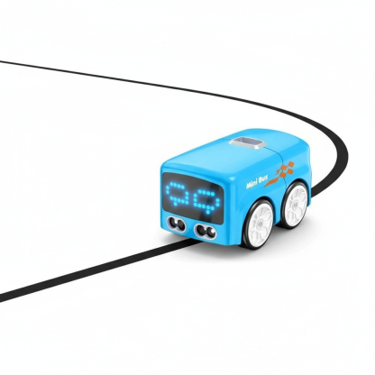 Sensor Based Line Following Cartoon Mini Bus Toy