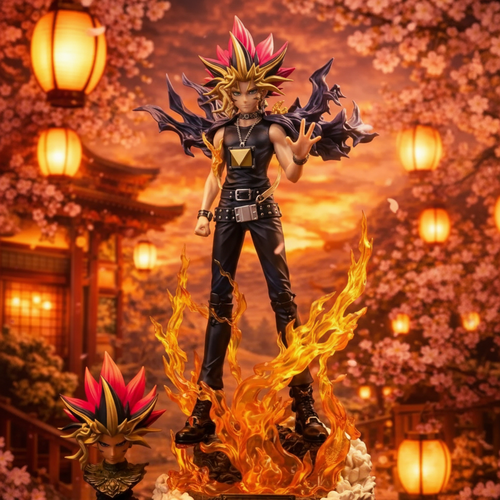 Yami Yugi Yu Gi Oh Anime Figure Statue Manga Display Model