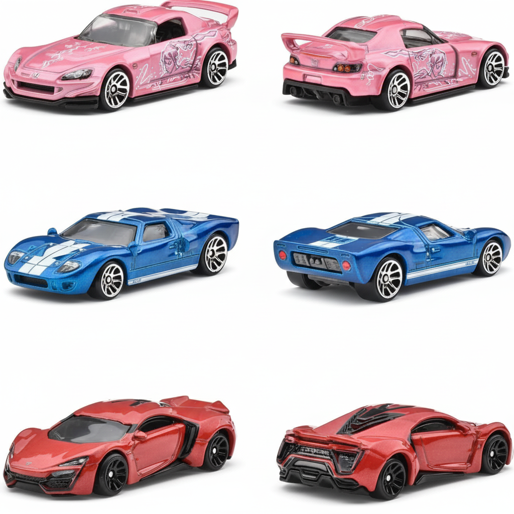 Set Of 10 Iconic Movie Cars Set