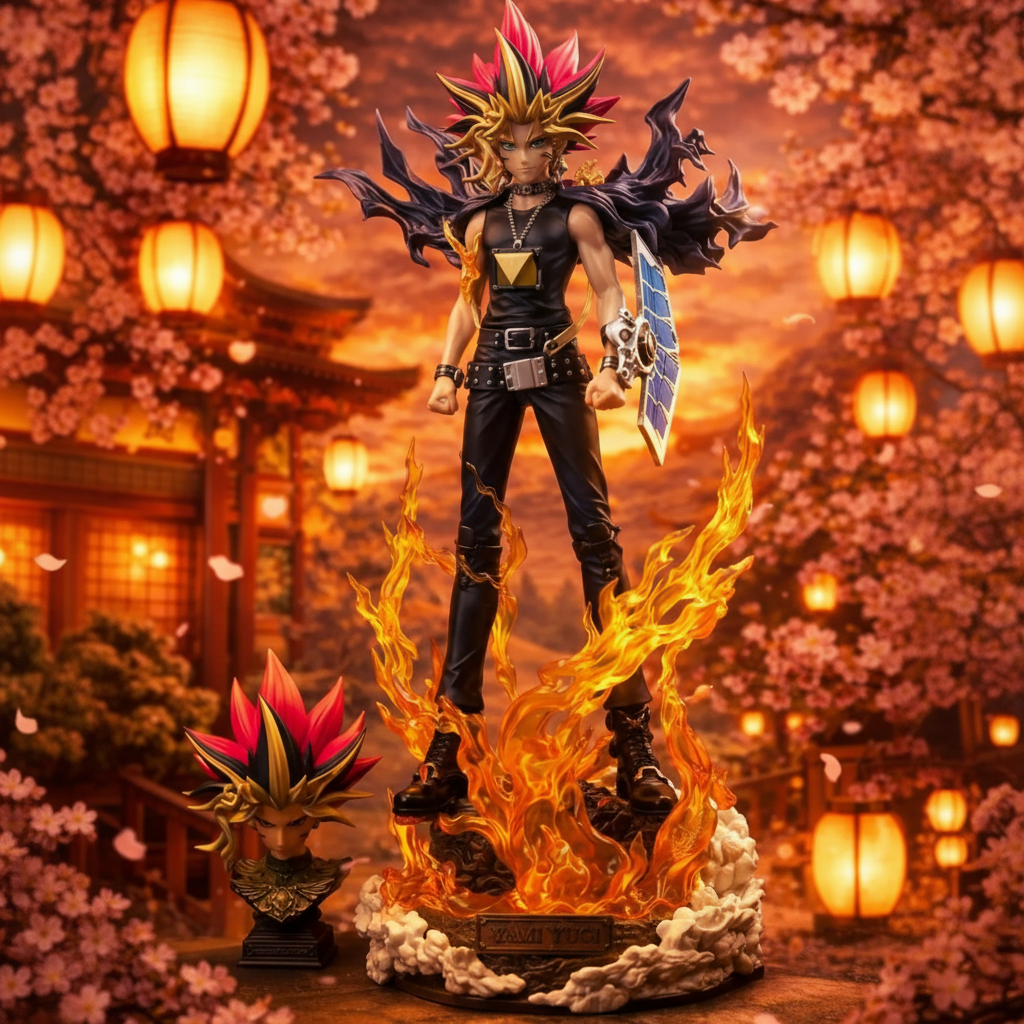 Yami Yugi Yu Gi Oh Anime Figure Statue Manga Display Model