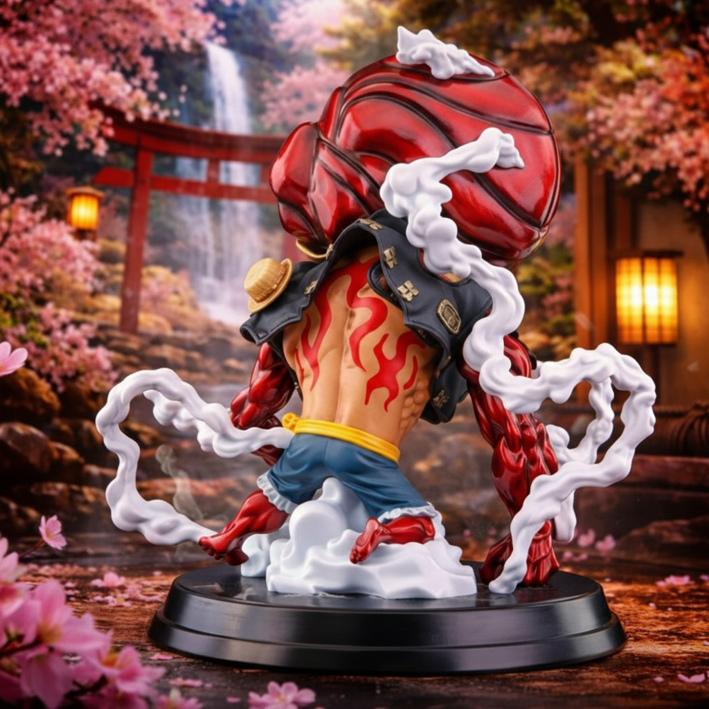 Luffy Gear 4 One Piece Resin Statue Anime Collectible Figurine Japanese Manga Display