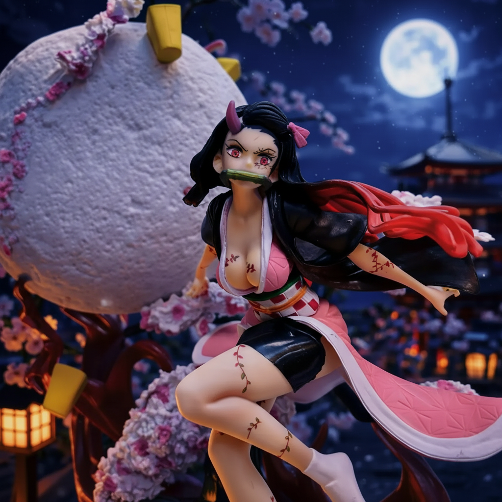 Nezuko Demon Japanese Anime Resin Figurine Collectible