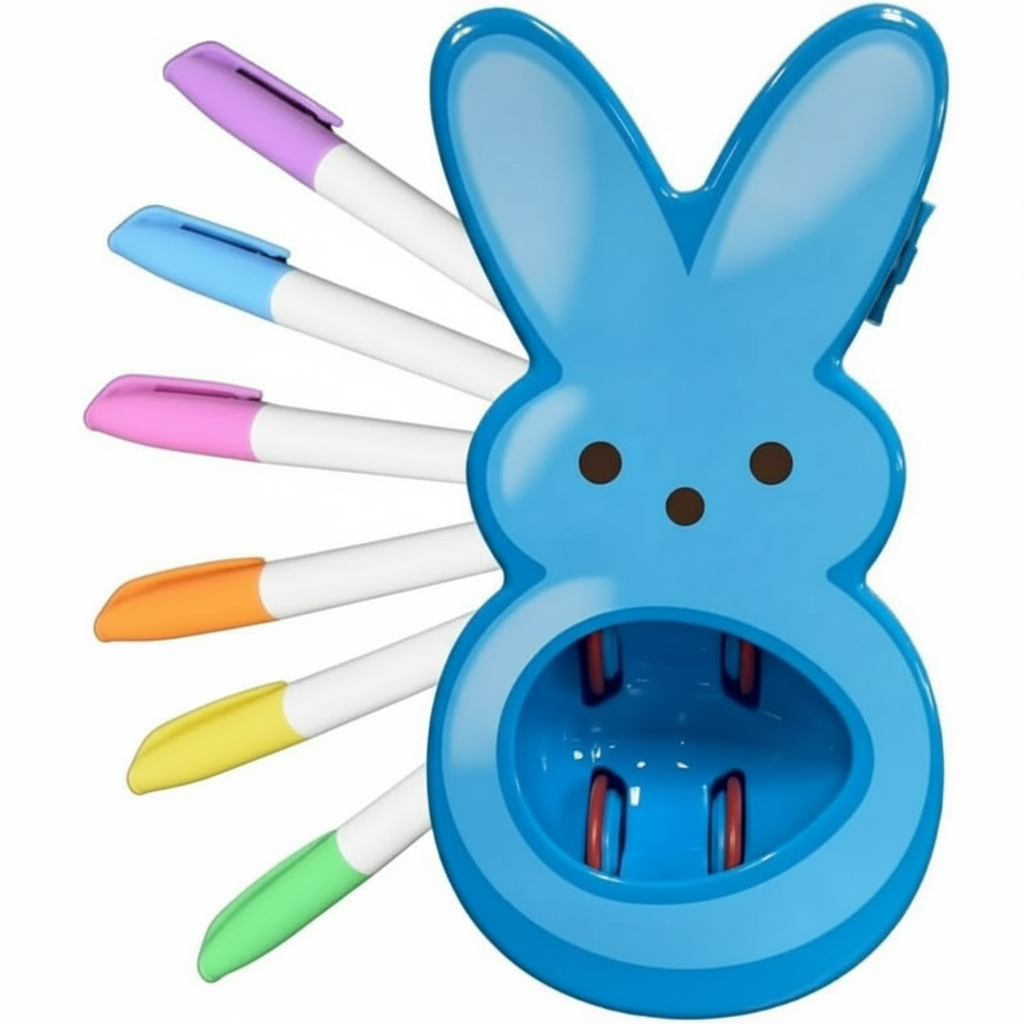 Bunny Shaped Egg Decorating Spinner Craft Kit
