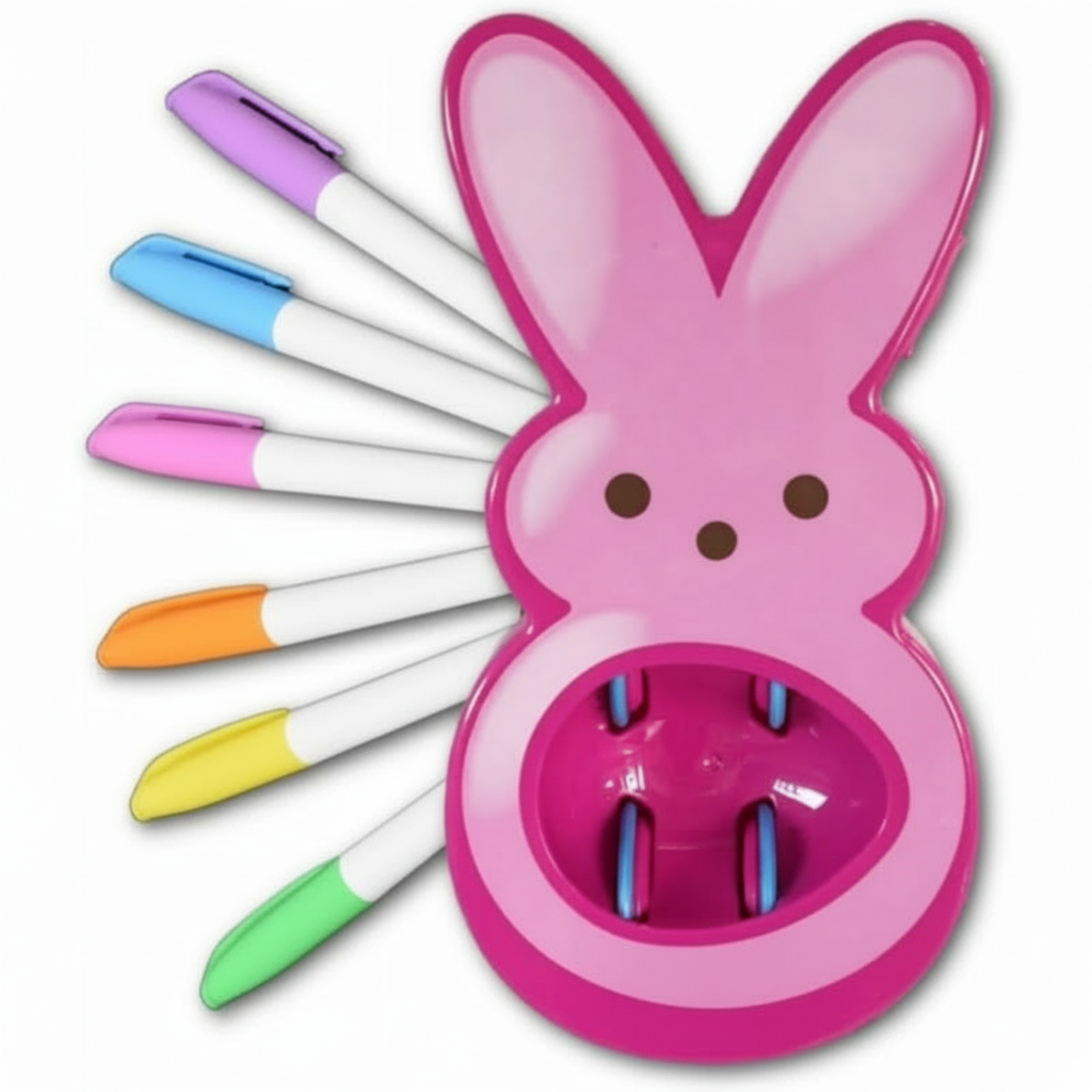 Bunny Shaped Egg Decorating Spinner Craft Kit
