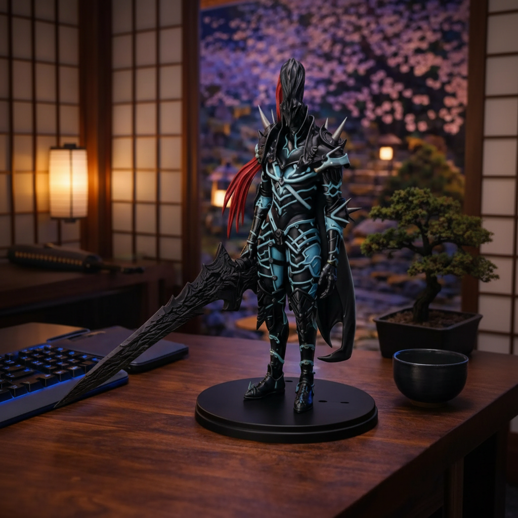 Solo Leveling Dark Knight Captain Yegritte Figure Anime Resin Collectible Display Statue